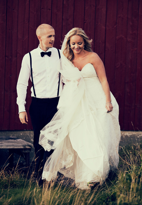 Fotograf Børge Andreassen Stavanger bryllup bryllupsfotografering brud brudgom foto bryllupsfotograf Møllebukta brudekjole